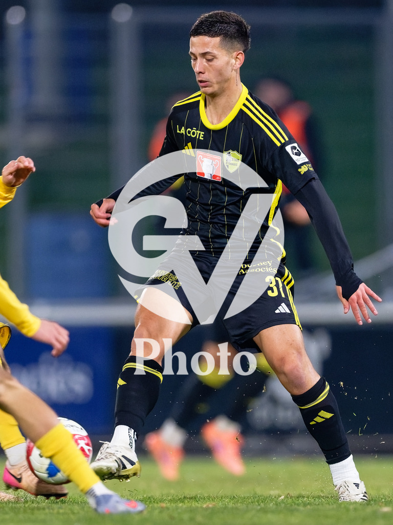 Coupe Suisse - 1/8 de finale - FC Stade Nyonnais v Neuchatel Xamax |  during the Coupe Suisse - 1/8 de finale match between FC Stade Nyonnais and Neuchatel Xamax at Centre sportif de Colovray in Nyon, Switzerland