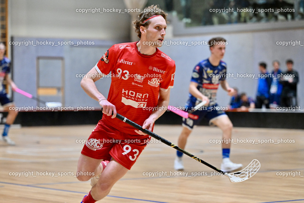 KAC Floorball vs. VSV Unihockey | #93 Marcel Gappmayer KAC Floorball, KAC Floorball vs. VSV Unihockey, KAC Floorball vs. VSV Unihockey am 21.03.2026 in Klagenfurt (Ballspielhalle Waidmannsdorf), Austria, (Photo by Bernd Stefan)