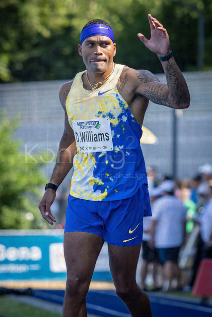 Multisport Event; Ratingen, 27.06.2026 | RATINGEN, GERMANY - JUNE 27, 2026 : Devon Williams (USA / United States) competing during the Multisport Event at Stadion Ratingen on June 27, 2026 in Ratingen, Germany.