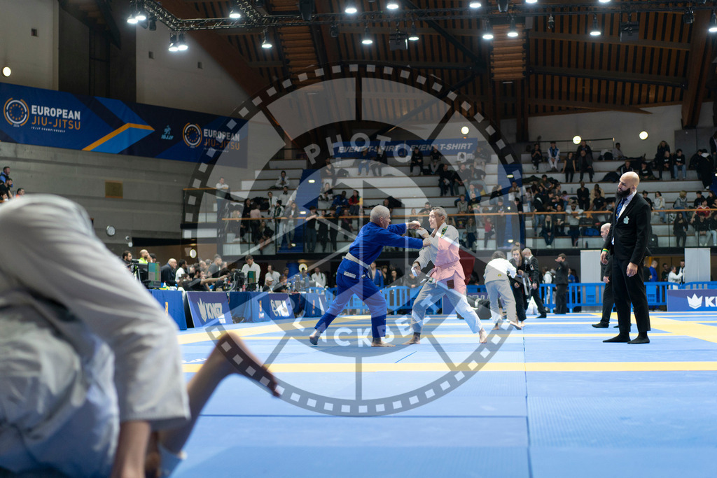 20240119PBB3565 | Fighters compete during the IBJJF European Championship in Paris, France, on January 19, 2024.
