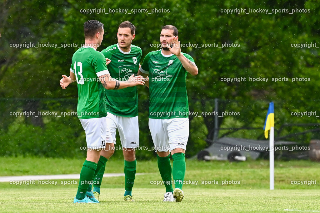 SV Malta vs. SV Rapid Feffernitz 3.6.2023 | Jubel SV Rapid Feffernitz, #13 Luca Erwin Jost, #19 Franz Zussner, #27 Michael Torschütze 