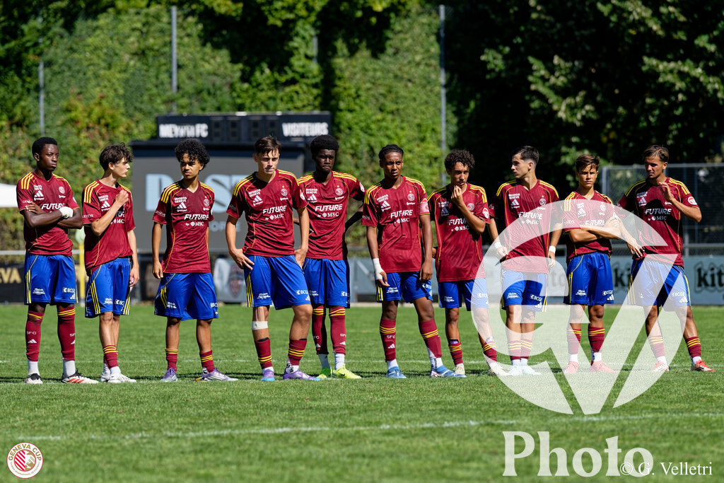 GenevaCup Kick-out Phase - Servette FC v Meyrin FC | during the GenevaCup Kick-out Phase match between Servette FC and Meyrin FC at Stade des Arberes in Meyrin, Switzerland