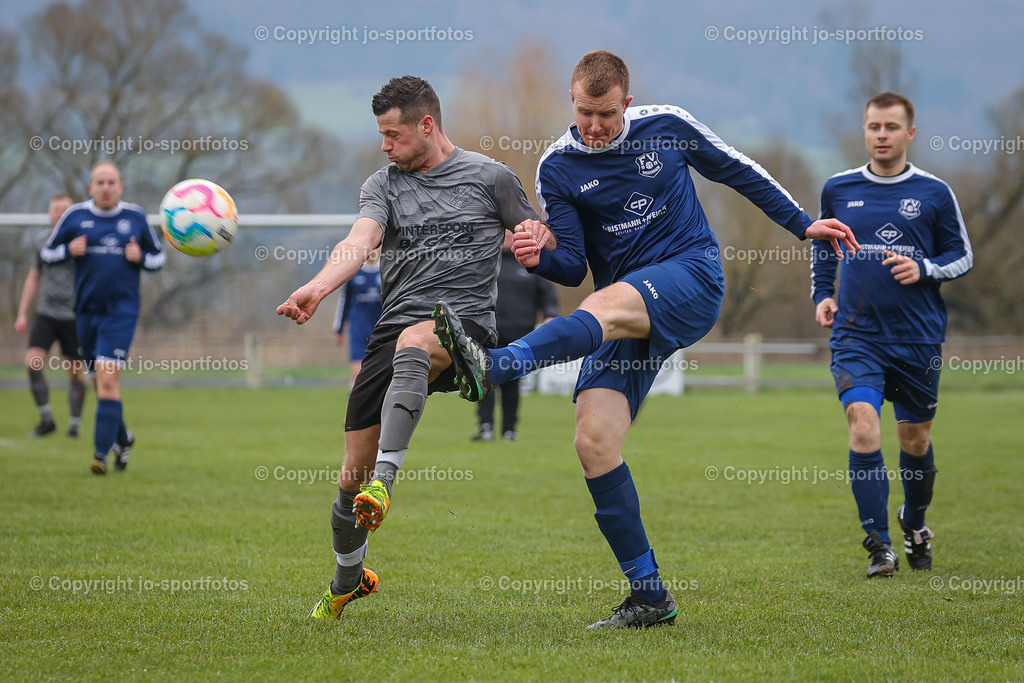 Kombach_Wiesenbach (23) | 08.04.2023; Kreisliga B Biedenkopf; Rasenplatz Kombach; FC Kombach - FV Wiesenbach; Ergebnis 4:4 (2:1)