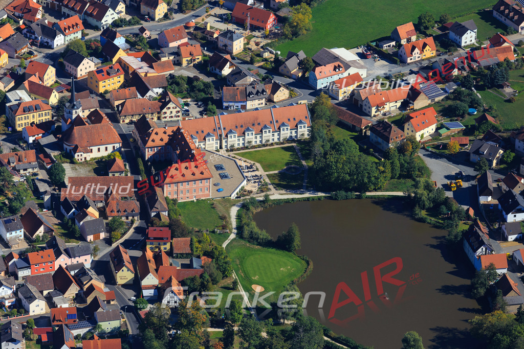 Luftbild von  Schluesselfeld - Luftaufnahme wurde 2015 von https://frankenair.de mittels Flugzeug (keine Drohne) erstellt - die Geschenkidee