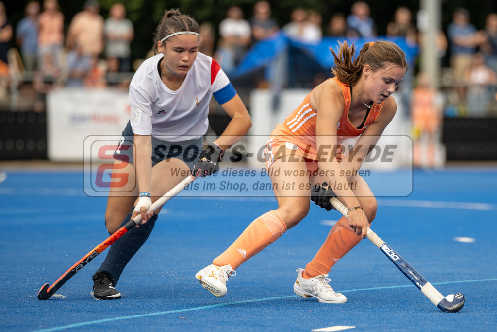 SFE_20230715_0415 | EuroHockey EM U18 Girls France vs Netherlands am 15.07.2023 in Krefeld (Gerd-Wellen-Hockeyanlage), Photo: Stephan Fehrmann 2023 (Sports-Gallery)