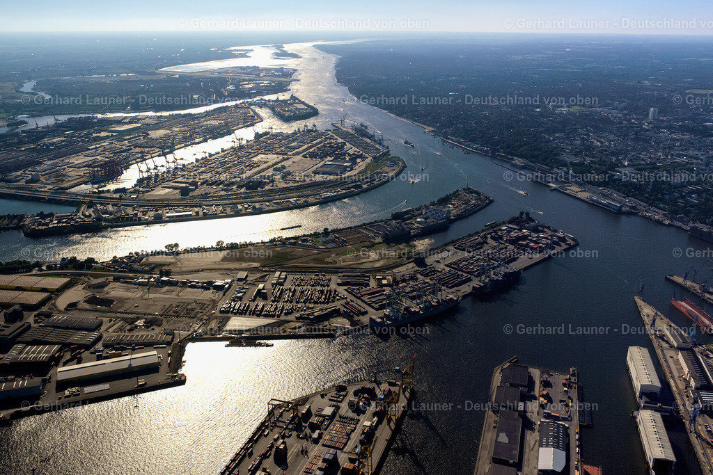 2596018 | Steinwerder und Waltershof im Hamburger Hafen 2005