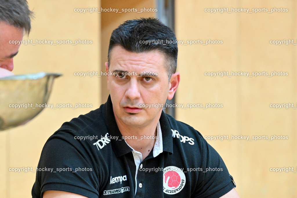 SC Ferlach vs. WAT Atzgersdorf | WAT Atzgersdorf Headcoach MILORADOVIC Danijel, SC Ferlach vs. WAT Atzgersdorf, SC Ferlach vs. WAT Atzgersdorf am 12.05.2024 in Ferlach (Ballspielhalle Ferlach), Austria, (Photo by Bernd Stefan)
