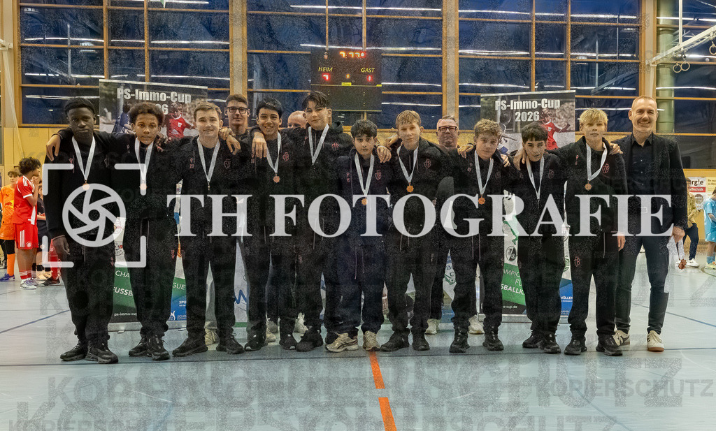 GER, Teamfoto, Fussball, U14 Hallenturnier, PS-Immo-Cup 2026, 18.01.2026 | FC Basel