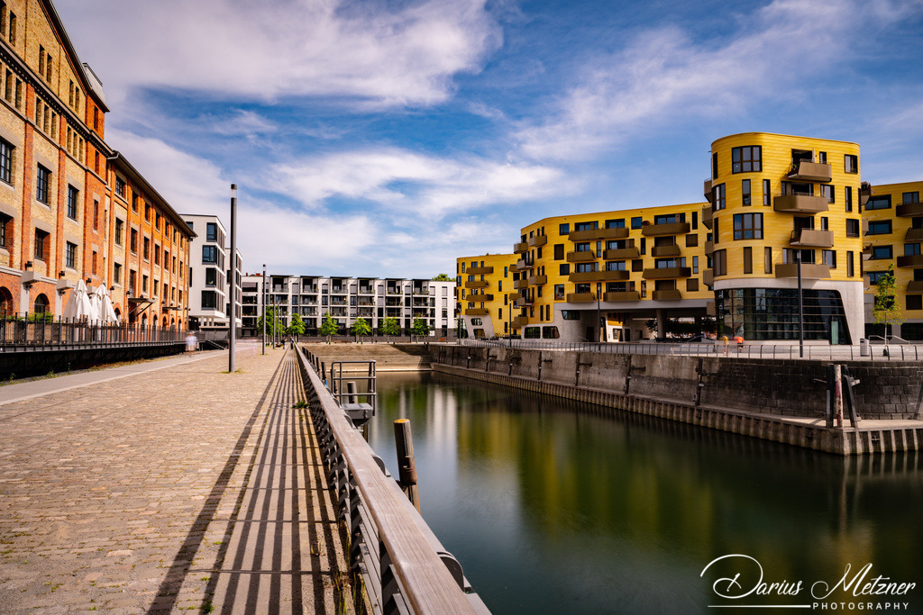 Der Zollhafen in Mainz | Seit 2012 entsteht auf dem Areal des ehemaligen Mainzer Zollhafens ein neues Wohngebiet.