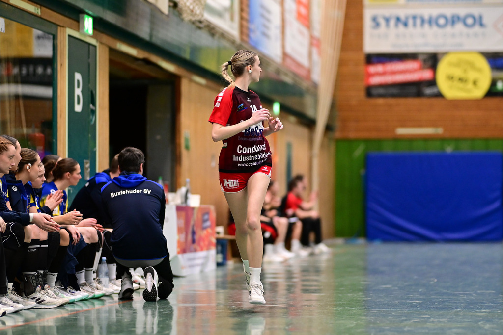 Handball I Frauen I Saison 2024-2025 I 3. Liga Staffel Nord I 11. Spieltag I Buxtehuder SV II - LIT Tribe 1912 | Der Sportfotograf. - Realisiert mit Pictrs.com