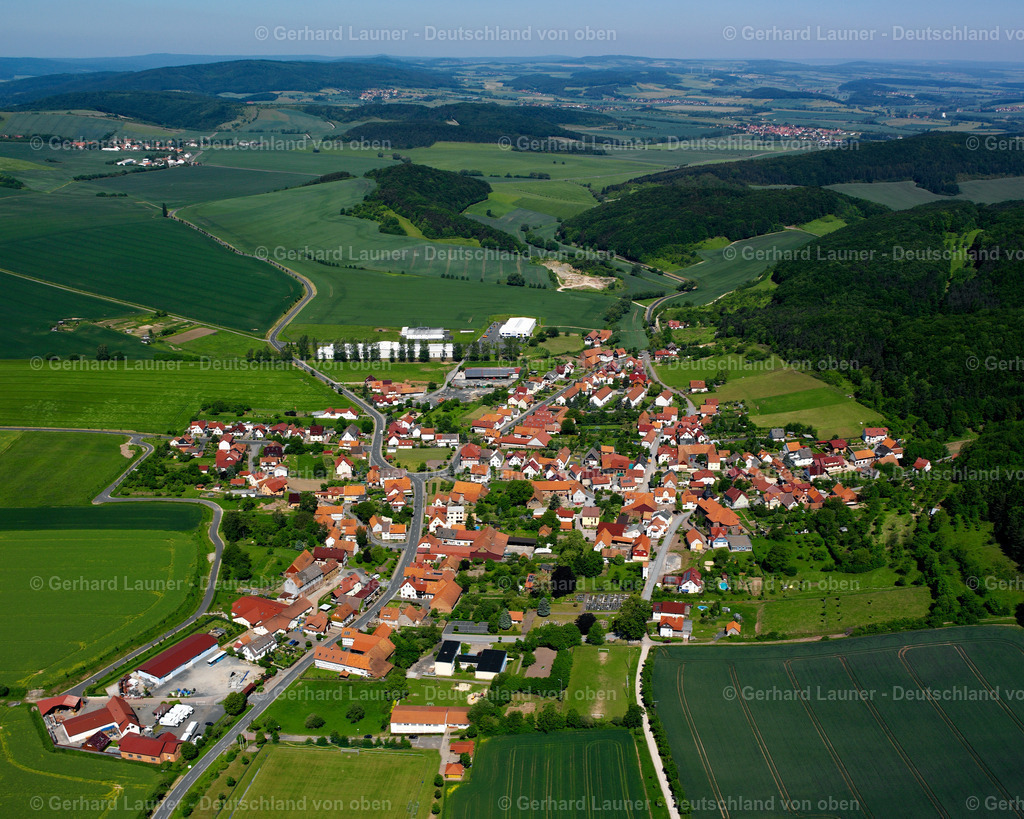 2634072 | GERBERSHAUSEN 09.06.2006 Stadtansicht des Innenstadtbereiches  in Gerbershausen im Bundesland Thüringen, Deutschland // City view on down town  in Gerbershausen in the state Thuringia, Germany Foto: Gerhard Launer