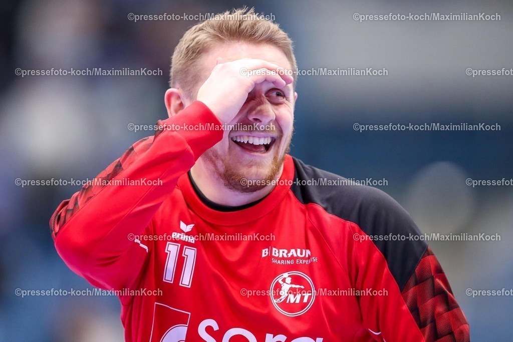 Gum25032501099 | 25.03.2025, Handball, European League - Play-Offs, VfL Gummersbach - MT Melsungen, Schwalbe-Arena: Dimitri Ignatow (MT Melsungen #11) 