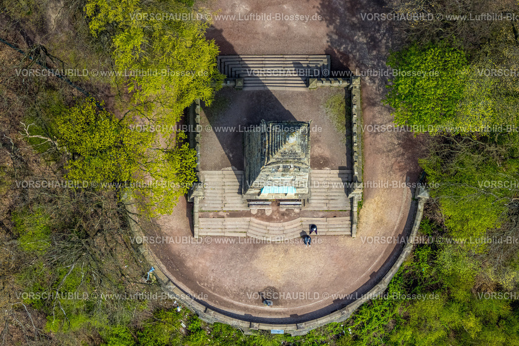 Witten230402615 | Luftbild, Bergerdenkmal, Witten, Ruhrgebiet, Nordrhein-Westfalen, Deutschland