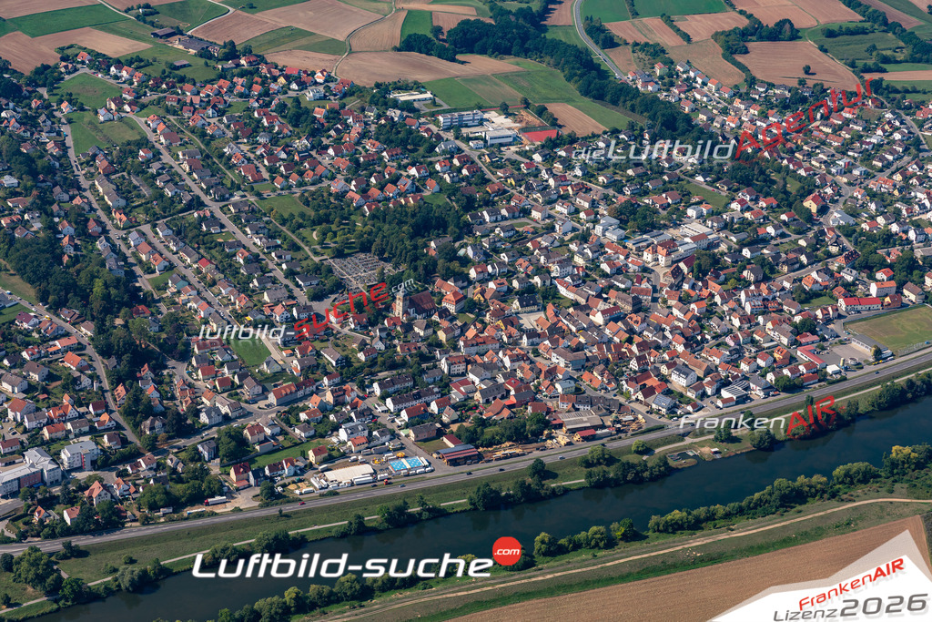 Das Luftbild der Stadt Bischberg wurde 2019 vom Flugzeug heraus erstellt (keine Drohne) Aufnahmehöhe ca.400 Meter- hohe Auflösung- beste Druck-Qualität garantiert!