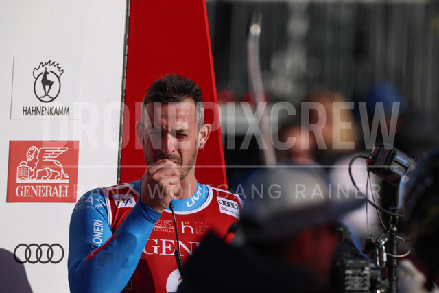 Audi FIS Ski World Cup: Men’s Slalom – Hahnenkamm Race, Kitzbuehel | Kitzbuehel, Austria, 25.Jan.26 - Alpine Skiing - FIS World Cup, Hahnenkamm Race, Slalom, men. The image shows PARIS Dominik (ITA, Nordica) gives instructions.