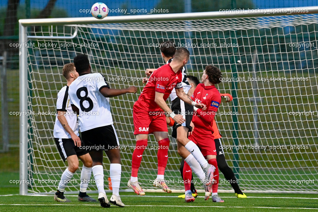 SV Spittal vs. SAK | Tor SAK, #8 Rashidi Mohamed Udikaluka SV Spittal, #24 Zoran Vukovic SAK, #1 Marko Soldo SV Spittal, #17 Jan Sasa Ogris-Martic SAK, SV Spittal vs. SAK, SV Spittal vs. SAK am 24.05.2024 in Spittal an der Drau (Goldeck Stadion), Austria, (Photo by Bernd Stefan)