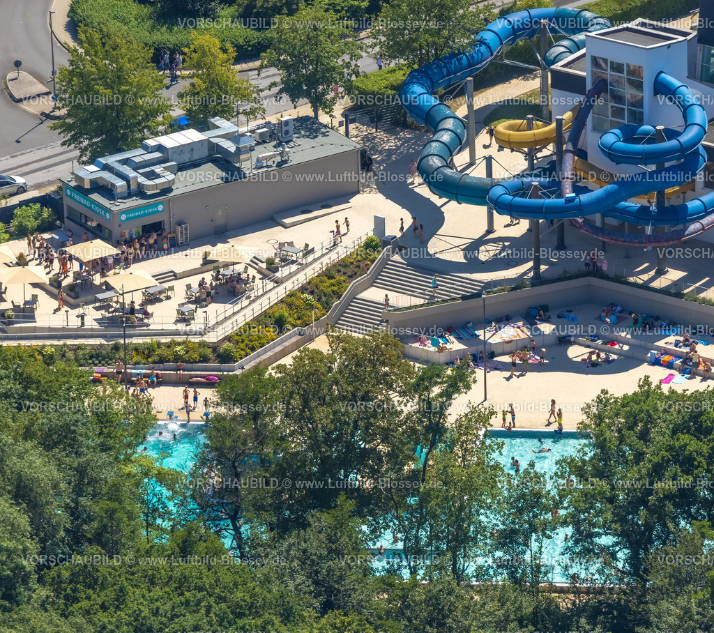 Gevelsberg230709248 | Luftbild, Freibad Schwimm in, Wasserrutsche, Klostermark, Gevelsberg, Ruhrgebiet, Nordrhein-Westfalen, Deutschland