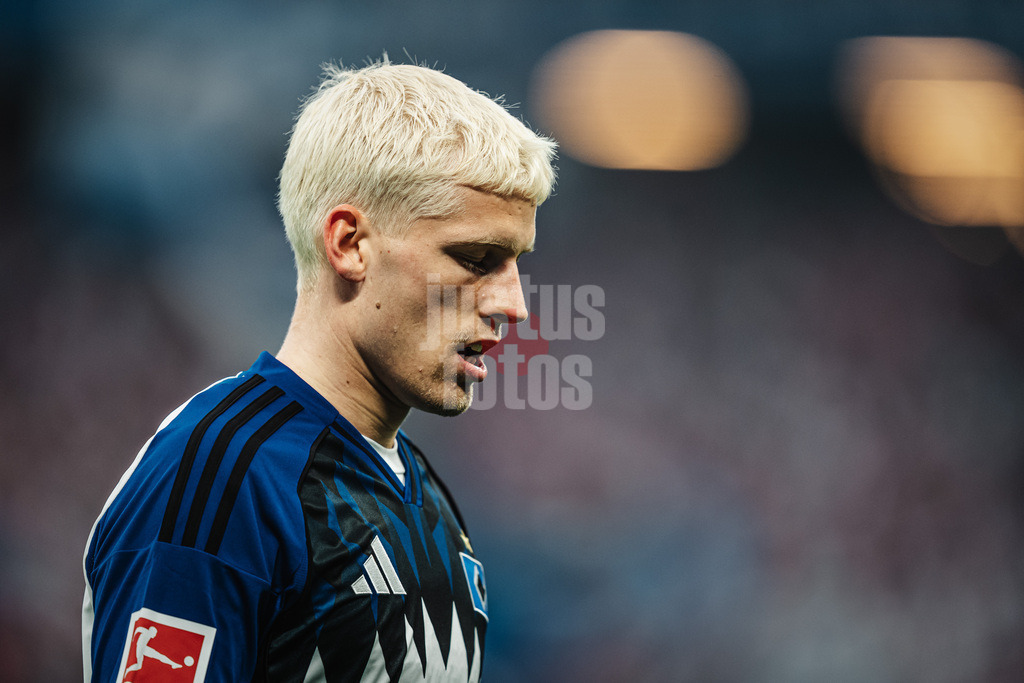 Fußball | Männer | Saison 2025/2026 | 1. Fußball-Bundesliga | 31. Spieltag | Hamburger SV vs. TSG Hoffenheim | 25.04.2026 | Albert Gronbaek (#23, HSV)