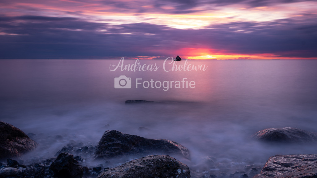 Ostseestöpsel Fehmarn | Langzeitaufnahme vom Ostseestöpsel auf Fehmarn - Realisiert mit Pictrs.com