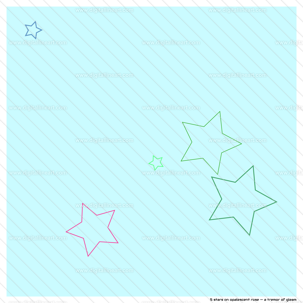 5-stars-opalescent-rose-a-tremor-of-gleam | digitallineart - Realisiert mit Pictrs.com