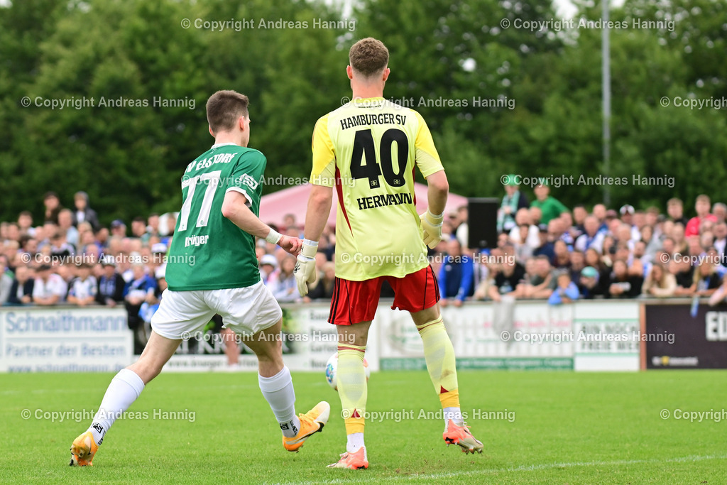 Fußball I Herren I Testspiel  I TSV Elstorf - Hamburger SV I 5.7.2025 | a-hannig - Realisiert mit Pictrs.com
