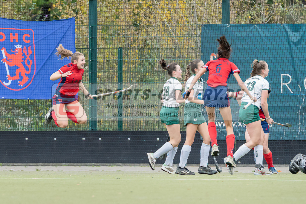 HK_20231022_106074 | Finale Deutsche Meisterschaft Feld WU16 Uhlenhorst Mülheim - Düsseldorfer HC am 22.10.2023 DHC, Düsseldorf ,