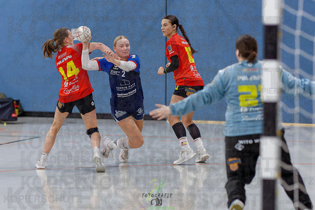 Frauen Regionalliga (HHV); HSG Wettenberg - TV Hüttenberg | Frauen Regionalliga (HHV); HSG Wettenberg - TV Hüttenberg am 06.12.2025 in Launsbach (Wettenberg) (Halle GS Launsbach (Wettenberg))Photo © 2025 - Jörg Heinrich - Realisiert mit Pictrs.com