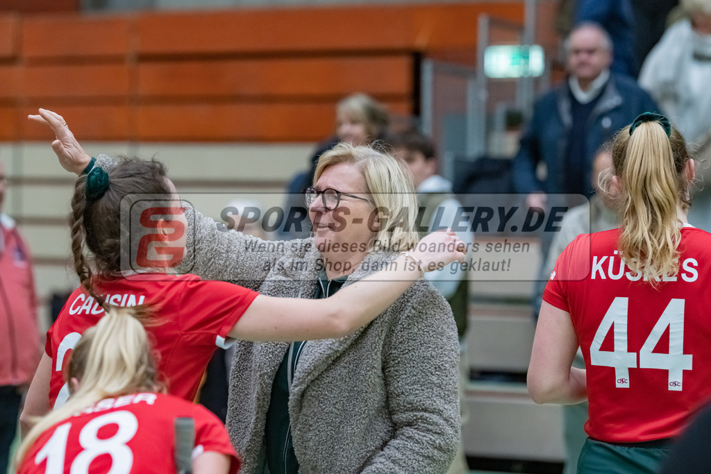 HK_20230122_103132 | 1. Bundesliga ( Halle ) Damen Crefelder HTC - Rot-Weiss Köln am 22.1.2023 Crefelder HTC  ( CHTC ) Halle Glockenspitz , Krefeld ,