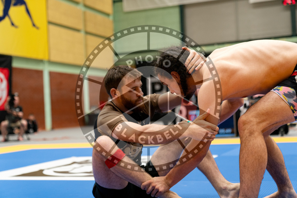 20230916PBB6088 | Fighters compete during the grappling tournement ADCC Trials (European, Middle East and African Championship) in Warsaw, Poland, on September 16, 2023.