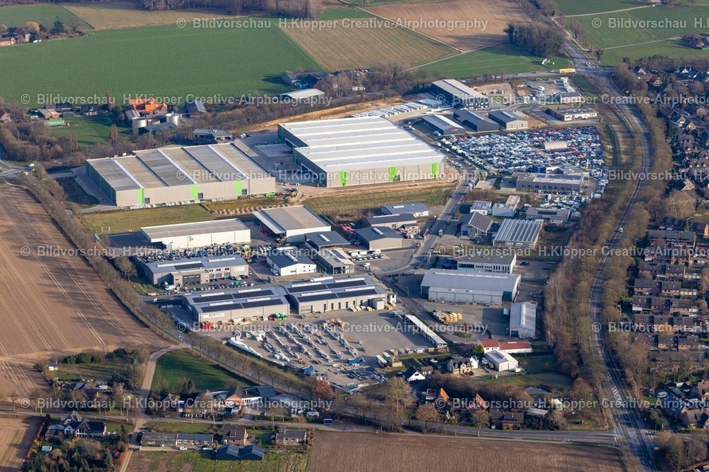 Luftbild Wachtendonk-8424 | Luftbildfotografie Erweiterungs - Neubau - Baustelle auf dem Werksgelände " DHG Vertriebs- & Consultinggesellschaft mbH " in Wachtendonk im Bundesland Nordrhein-Westfalen, Deutschland - Realisiert mit Pictrs.com