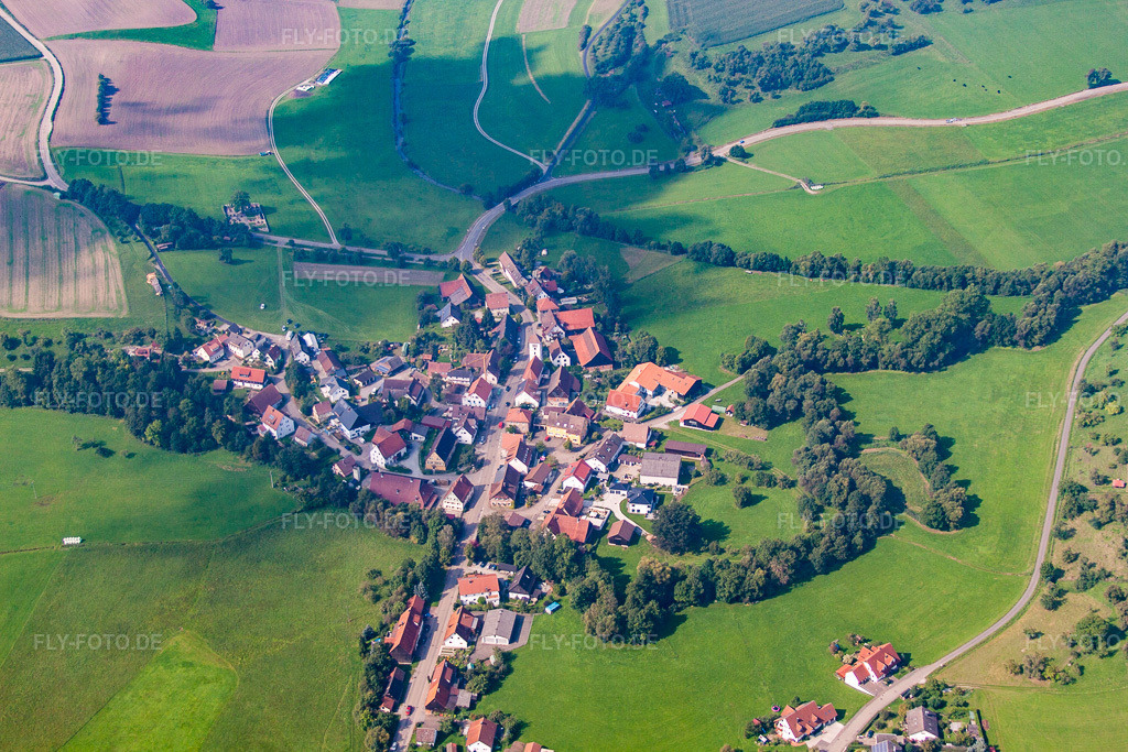 Luftbild: Kottspiel in Bühlertann im Bundesland Baden-Württemberg in Deutschland. Foto: IMG_71904.jpg vom 06.09.2014 durch Werner Riehm/FLY-FOTO.de