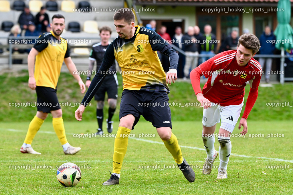SV Arnoldstein vs. FC Union Sillian-Heinfels | #14 Edis Sehic SV Arnoldstein, #10 Thomas Pranter FC Sillian, SV Arnoldstein vs. FC Union Sillian-Heinfels, SV Arnoldstein vs. FC Union Sillian-Heinfels am 29.03.2026 in Arnoldstein (Waldparkstadion Arnoldstein), Austria, (Photo by Bernd Stefan)