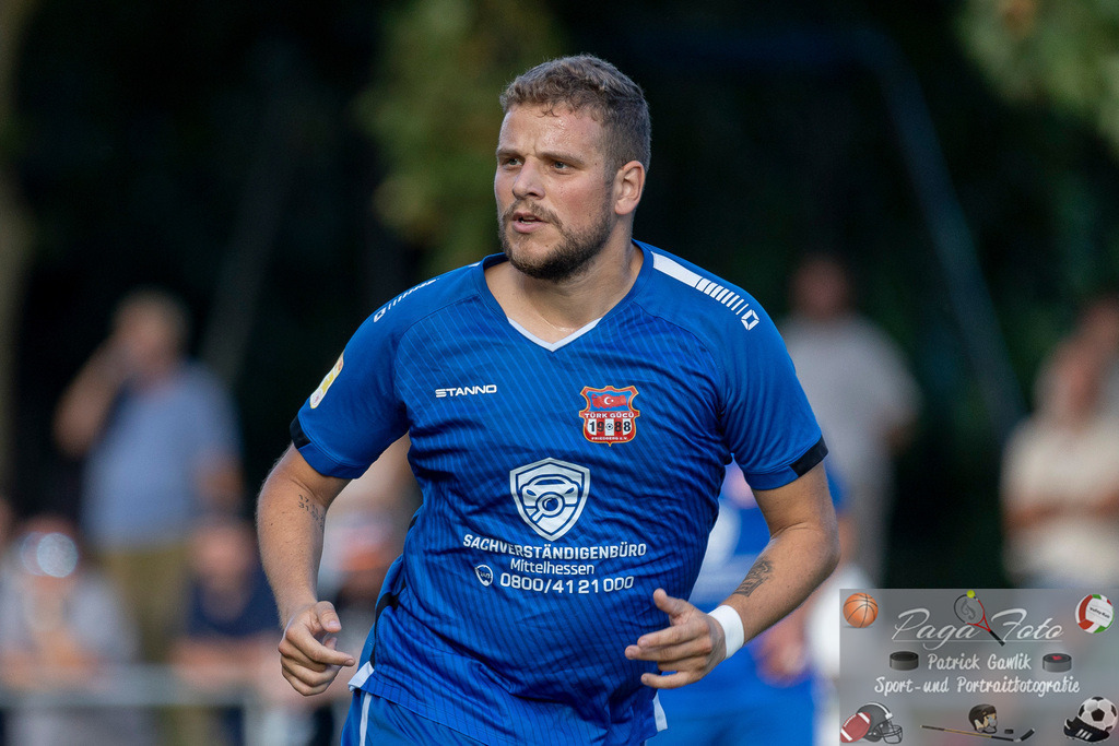 Hessenliga: Türk Gücü Friedberg - FC Eddersheim, 09.08.2024 | Toni Reljic (Türk Gücü Friedberg #44), Freisteller, Portrait / Porträt, Türk Gücü Friedberg - FC Eddersheim, Friedberg, Städtischer Sportplatz, 9.8.2024 - Realisiert mit Pictrs.com