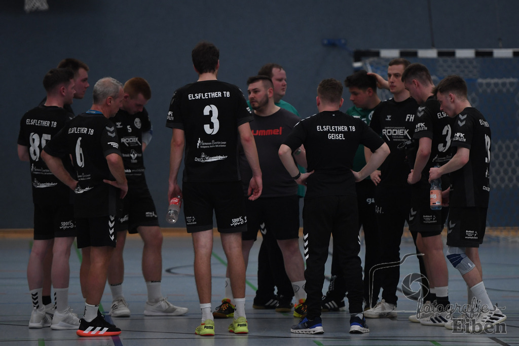 VFL Rastede-Elsflether TB 2 | VFL Rastede (blau)-Elsflether TB 2 (schwarz) am 06.04.2024 in Rastede (Sporthalle Feldbreite), Deutschland, Photo: Philip Eiben 2024 - Realisiert mit Pictrs.com