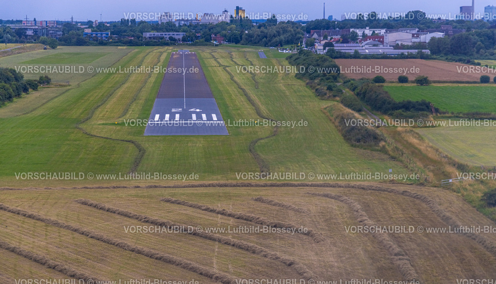 Hamm240710481 | Luftbild, Flugplatz Hamm-Lippewiesen Startbahn und Landebahn, Stadtbezirk Heessen, Hamm, Ruhrgebiet, Nordrhein-Westfalen, Deutschland