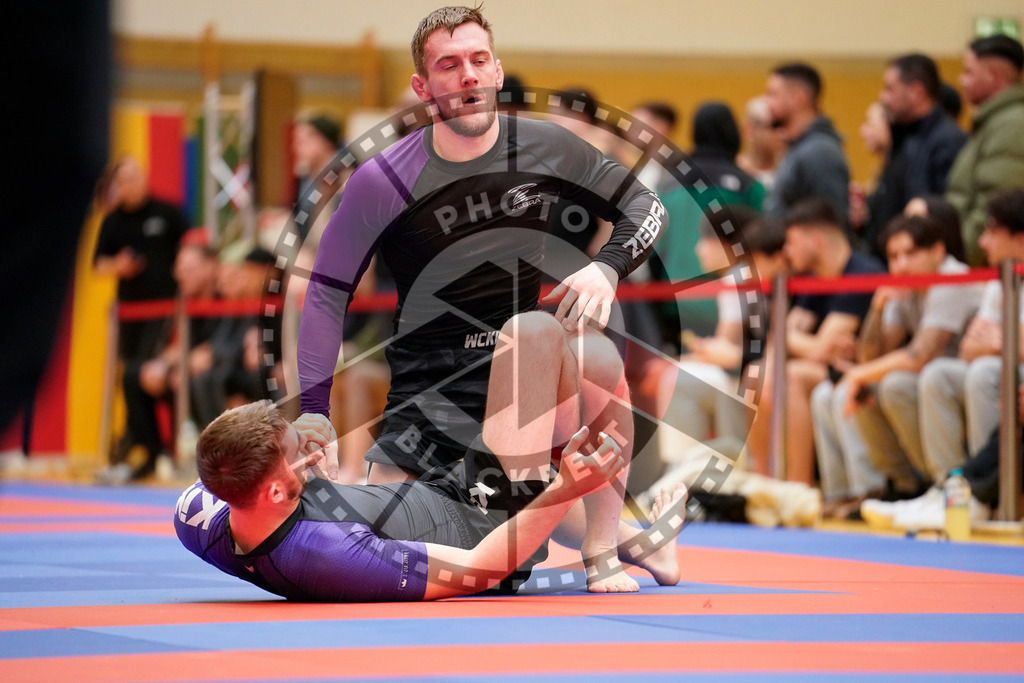 20240203PBB09253 | Fighters compete during the Brazilian Jiu-Jitsu Championship of the AJP Tour in Maintal by Frankfurt am Main, Germany, on February 2, 2024.
