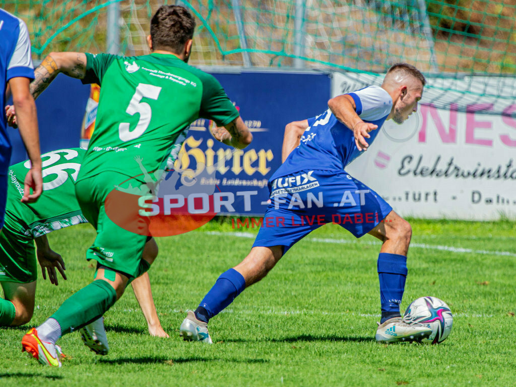 ASV Klagenfurt - Donau Klagenfurt | Alexander Killar (ASV Klagenfurt #26) Amer Krcic (SV Donau Klagenfurt #5) Julian Horr (SV Donau Klagenfurt #66) ; ASV Klagenfurt - Donau Klagenfurt am 31.07.2022 in Klagenfurt
(ASV Platz Annabichl), AUSTRIA, (Photo by Ernst Krawagner sport-fan.at) - Realisiert mit Pictrs.com