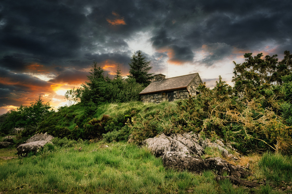 Hidden Cottage | Ein kleines im Wald verstecktes Steinhaus in der Connemara in Irland. - Realisiert mit Pictrs.com