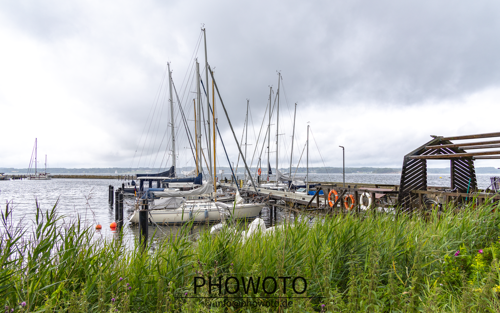 Baltic Sea in Glücksburg - Germany | View to the sea in Glücksburg in Germany, during the Ostseeman race - Realisiert mit Pictrs.com