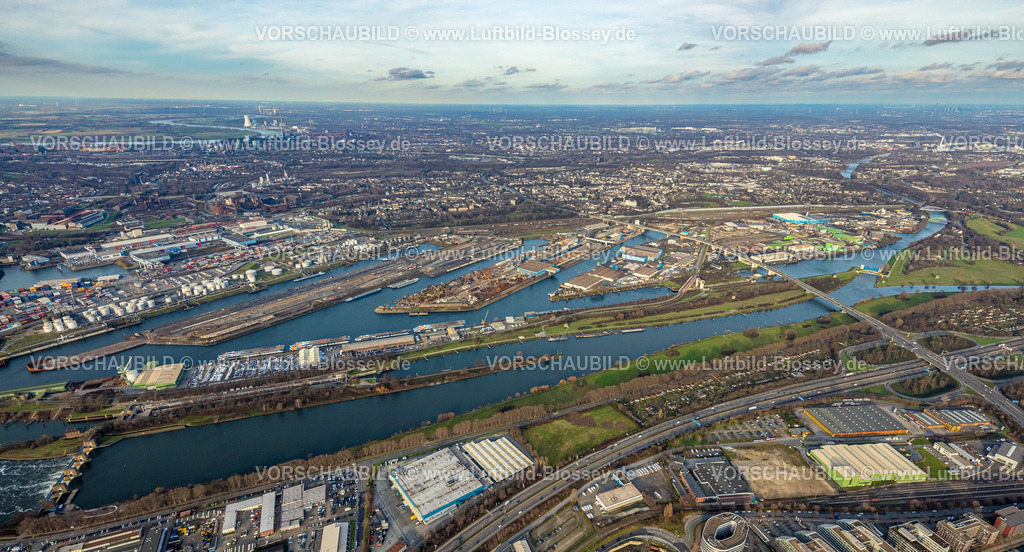 Duisburg230100758 | Luftbild, Duisburg Hafen Ruhrort mit Ölinsel, Kohleninsel und Schrottinsel, geplantes Containerterminal auf Kohleninsel, Ruhrort, Duisburg, Ruhrgebiet, Nordrhein-Westfalen, Deutschland