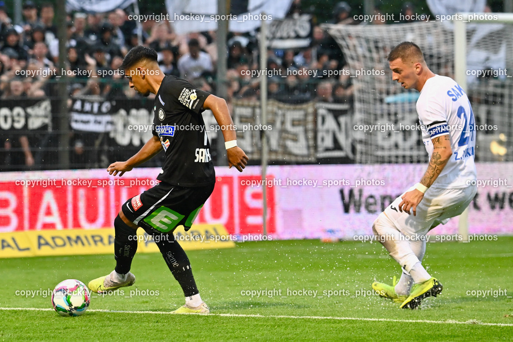 SAK vs. SK Sturm 22.7.2023 | #11 Manprit Sarkaria, #24 Zoran Vukovic