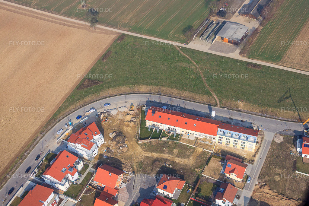 Luftbild: Am Höhenweg in Kandel im Bundesland Rheinland-Pfalz in Deutschland. Foto: IMG_37552.jpg vom 05.03.2011 durch Werner Riehm/FLY-FOTO.de