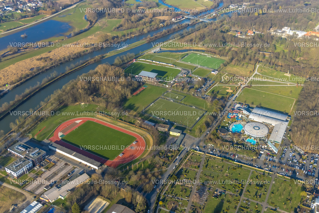 Hamm240305090 | Luftbild, Sportpark Ost mit Fußballstadion, Mitte, Hamm, Ruhrgebiet, Nordrhein-Westfalen, Deutschland