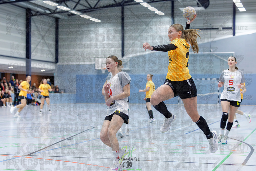 Frauen Oberliga Mitte (HHV); HSG Eibelshausen/Ewersbach - HSG Wettenberg II | Frauen Oberliga Mitte (HHV); HSG Eibelshausen/Ewersbach - HSG Wettenberg II am 13.12.2025 in Steinbrücken (Sporthalle am Hammerweiher)Photo © 2025 - Jörg Heinrich - Realisiert mit Pictrs.com