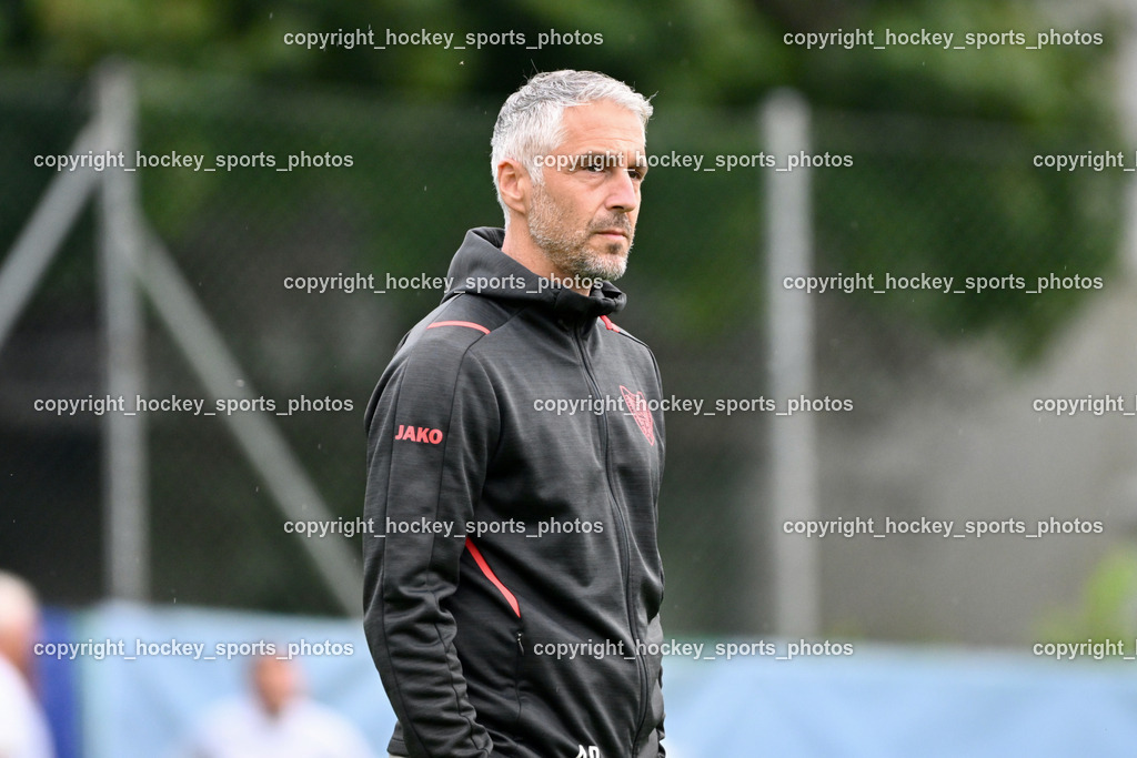 SAK vs. ATUS Ferlach | Headcoach ATUS Ferlach Darko Djukic, SAK vs. ATUS Ferlach, SAK vs. ATUS Ferlach am 01.08.2025 in Klagenfurt (Sportpark Welzenegg), Austria, (Photo by Bernd Stefan)