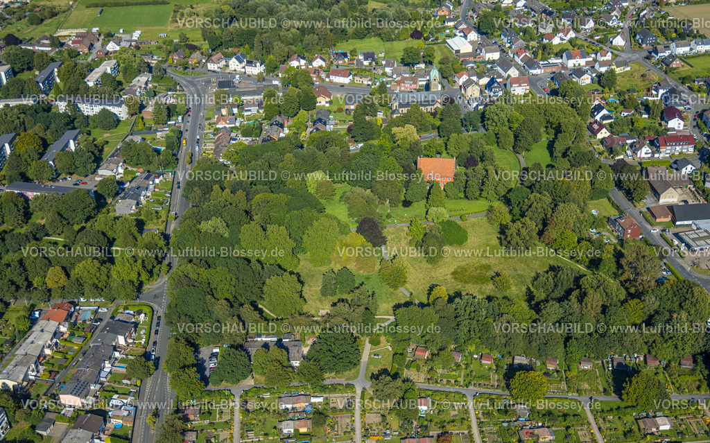 Dortmund240804626 | Luftbild, Wenge Park und Haus Wenge ehemaliger Adelssitz und historische Sehenswürdigkeit, Lanstrop, Dortmund, Ruhrgebiet, Nordrhein-Westfalen, Deutschland