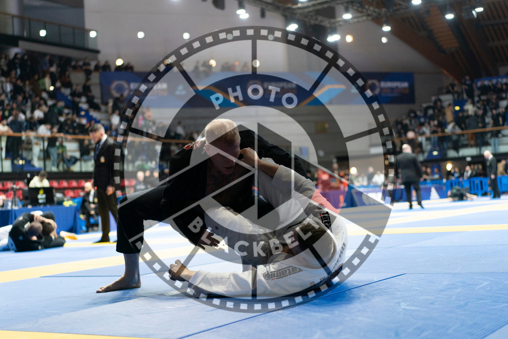 20240119PBB2439 | Fighters compete during the IBJJF European Championship in Paris, France, on January 19, 2024.