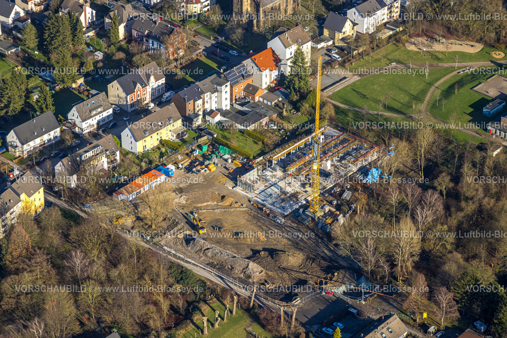 Witten240102785 | Luftbild, Park der Generationen, Baustelle für neues Bildungsquartier, Westfeldstraße, Annen, Witten, Ruhrgebiet, Nordrhein-Westfalen, Deutschland