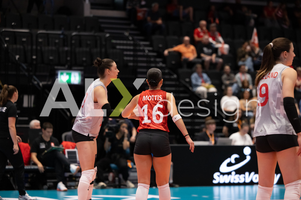 Georgia v Switzerland - CEV European League Women | KRIENS, SWITZERLAND - JUNE 12: FABIANA MOTTIS of Switzerland during the CEV European League match between Georgia and Switzerland at Pilatus Arena on June 12, 2026 in Kriens, Switzerland. - Realisiert mit Pictrs.com