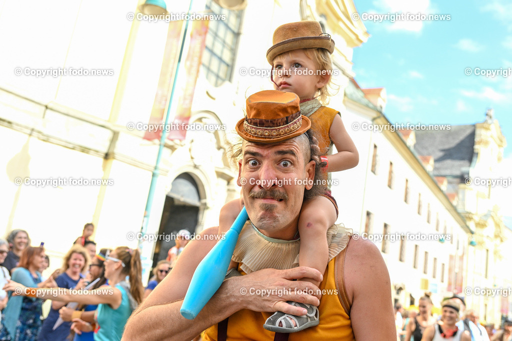 Pflasterspektakel_ 35. Linzer Pflasterspektakel 2023_ 19.07.2023-24 | 19.07.2023, Linz, AUT, 35. Linzer Pflasterspektakel 2023, im Bild diverse Kuenstler